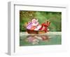 Santa Fishing-Nate Owens-Framed Giclee Print