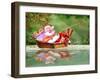 Santa Fishing-Nate Owens-Framed Giclee Print