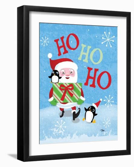 Santa Gift-Teresa Woo-Framed Art Print