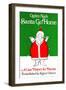 Santa Go Home-null-Framed Art Print