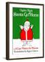 Santa Go Home-null-Framed Art Print