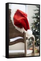 Santa Hat on Chair-Pauline St^ Denis-Framed Stretched Canvas