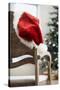 Santa Hat on Chair-Pauline St^ Denis-Stretched Canvas