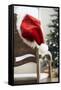 Santa Hat on Chair-Pauline St^ Denis-Framed Stretched Canvas