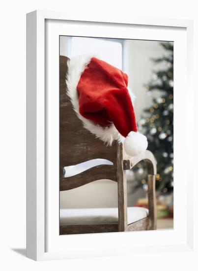 Santa Hat on Chair-Pauline St^ Denis-Framed Photographic Print