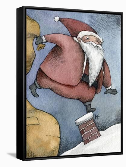 Santa I-Kory Fluckiger-Framed Stretched Canvas