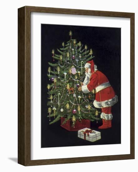 Santa II-Vintage Apple Collection-Framed Giclee Print