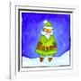 Santa in a Green Suit-null-Framed Giclee Print