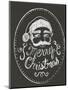 Santa in Chalk-Ali Lynne-Mounted Giclee Print