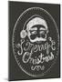 Santa in Chalk-Ali Lynne-Mounted Giclee Print