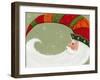 Santa in Elf’s Hat-Beverly Johnston-Framed Giclee Print