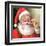 SANTA IN GLASSES-CHRIS CONSANI-Framed Art Print