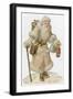 Santa in White-null-Framed Photographic Print