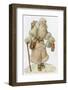 Santa in White-null-Framed Photographic Print