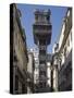 Santa Justa Elevador, Lisbon, Portugal, Europe-Rolf Richardson-Stretched Canvas