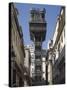 Santa Justa Elevador, Lisbon, Portugal, Europe-Rolf Richardson-Stretched Canvas