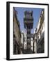 Santa Justa Elevador, Lisbon, Portugal, Europe-Rolf Richardson-Framed Photographic Print