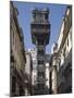 Santa Justa Elevador, Lisbon, Portugal, Europe-Rolf Richardson-Mounted Photographic Print