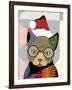 Santa Kitty-Lanre Adefioye-Framed Giclee Print