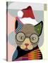 Santa Kitty-Lanre Adefioye-Stretched Canvas