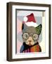 Santa Kitty-Lanre Adefioye-Framed Giclee Print