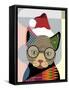 Santa Kitty-Lanre Adefioye-Framed Stretched Canvas