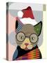 Santa Kitty-Lanre Adefioye-Stretched Canvas