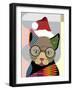 Santa Kitty-Lanre Adefioye-Framed Giclee Print