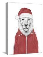 Santa Lion-Balazs Solti-Stretched Canvas