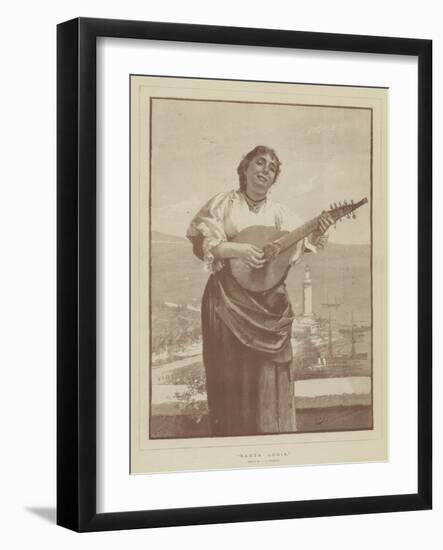 Santa Lucia-George L. Seymour-Framed Premium Giclee Print