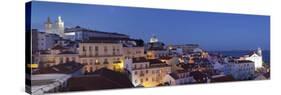 Santa Luzia viewpoint, Sao Vicente de Fora monastery, National Pantheon, Alfama district, Lisbon, P-Markus Lange-Stretched Canvas