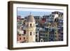 Santa Margherita Church and Colourful Buildings at Dusk-Mark Sunderland-Framed Photographic Print