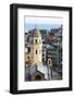 Santa Margherita Church and Colourful Buildings at Dusk-Mark Sunderland-Framed Photographic Print