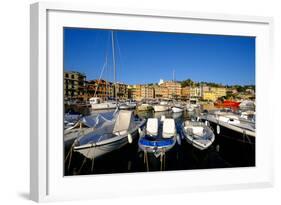 Santa Margherita Ligure Harbour, Genova (Genoa), Liguria, Italy, Europe-Carlo Morucchio-Framed Photographic Print