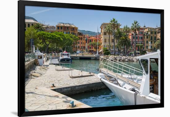 Santa Margherita Ligure Harbour, Genova (Genoa), Liguria, Italy, Europe-Frank Fell-Framed Photographic Print