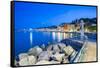 Santa Margherita Ligure Harbour, Genova (Genoa), Liguria, Italy, Europe-Frank Fell-Framed Stretched Canvas