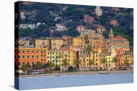 Santa Margherita Ligure Seen from the Harbour, Genova (Genoa), Liguria, Italy, Europe-Carlo Morucchio-Stretched Canvas