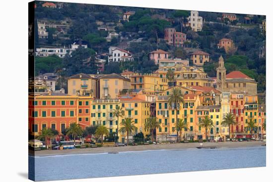 Santa Margherita Ligure Seen from the Harbour, Genova (Genoa), Liguria, Italy, Europe-Carlo Morucchio-Stretched Canvas