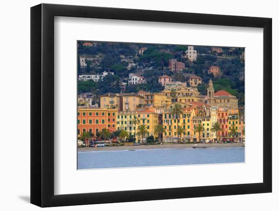 Santa Margherita Ligure Seen from the Harbour, Genova (Genoa), Liguria, Italy, Europe-Carlo Morucchio-Framed Photographic Print