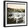 Santa Margherita (Near Genoa, Italy), the Port, Circa 1890-Leon, Levy et Fils-Framed Photographic Print