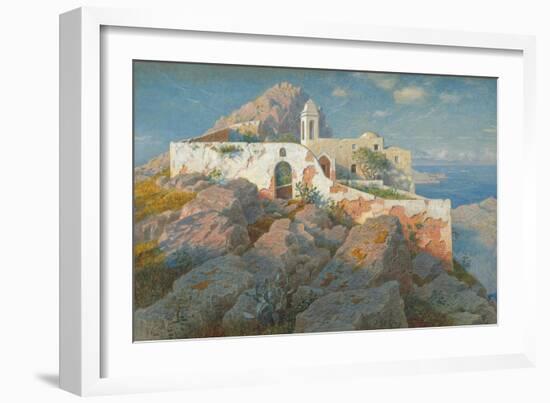 Santa Maria a Cetrella, Anacapri, c.1892-William Stanley Haseltine-Framed Giclee Print