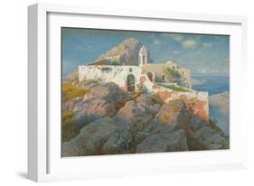 Santa Maria a Cetrella, Anacapri, c.1892-William Stanley Haseltine-Framed Giclee Print