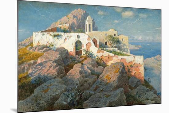 Santa Maria a Cetrella, Anacapri. Dated: c. 1892. Dimensions: sheet: 38 x 56 cm (14 15/16 x 22 1...-William Stanley Haseltine-Mounted Poster