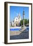 Santa Maria Church and Pillory, Obidos, Estremadura, Portugal, Europe-G and M Therin-Weise-Framed Photographic Print