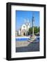 Santa Maria Church and Pillory, Obidos, Estremadura, Portugal, Europe-G and M Therin-Weise-Framed Photographic Print