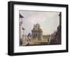 Santa Maria Convent, Greece 19th Century Engraving-Luigi Mayer-Framed Giclee Print