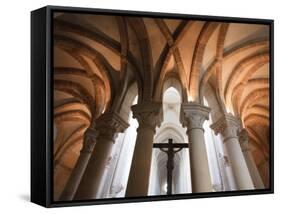 Santa Maria De Alcobaca Monastery, Alcobaca, Estremadura, Portugal-Michele Falzone-Framed Stretched Canvas