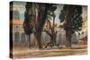 'Santa Maria Degli Angeli, Rome', c1870-Alfred Waterhouse-Stretched Canvas