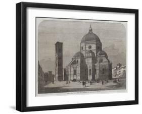 Santa Maria Del Fiore, the Cathedral of Florence-null-Framed Giclee Print