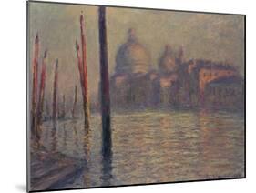 Santa Maria della Salute and the Canale Grande, Venice, 1908-Claude Monet-Mounted Giclee Print